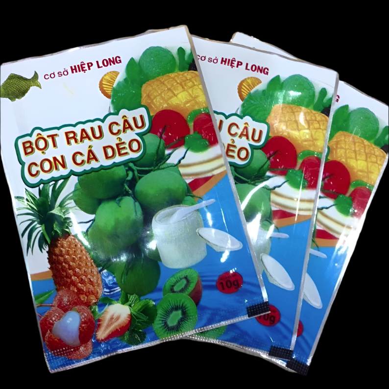 Hiep Long Agar Jelly Powder Bột Rau Câu Con Cá Dẻo Hiep Long Agar Jelly Powder - Made In Viet Nam - Crisp jelly