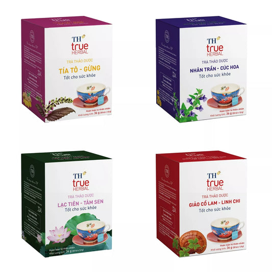 TH True Mart Vietnamese Herbal Tea 20 bags x 1.8g Healthy Fragrant Sleep Well