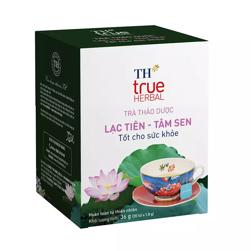 TH True Mart Vietnamese Herbal Tea 20 bags x 1.8g Healthy Fragrant Sleep Well