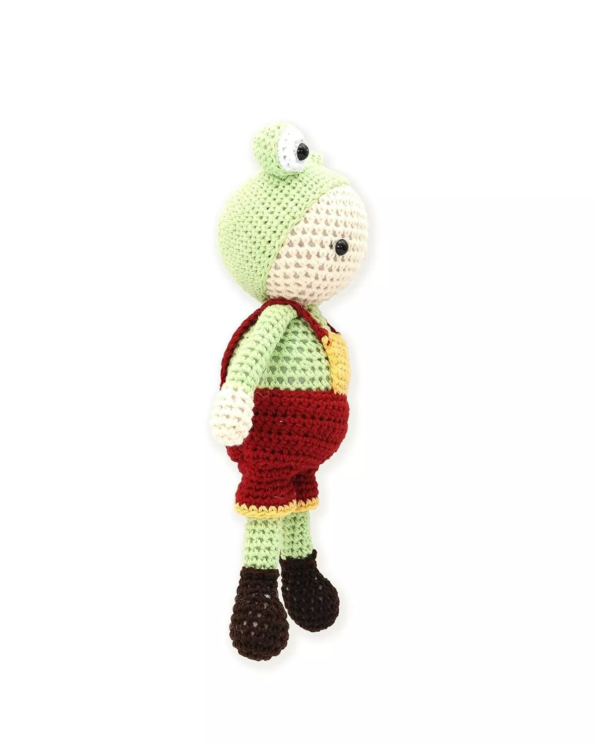 Cute Frog Handmade Amigurumi Stuffed Toy Knit Crochet Doll VAC