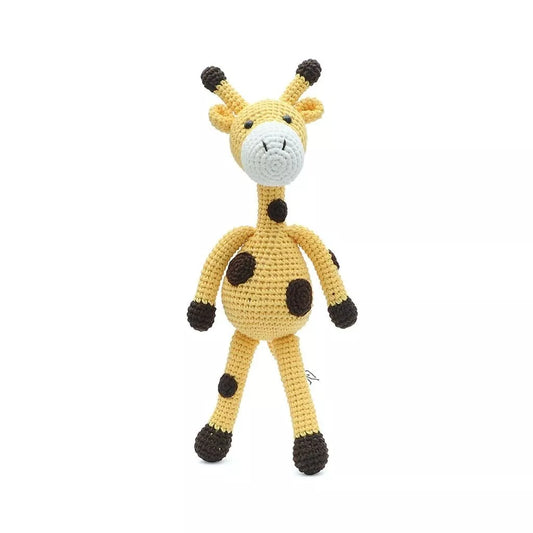 Cute Giraffe Handmade Amigurumi Stuffed Toy Knit Crochet Doll VAC