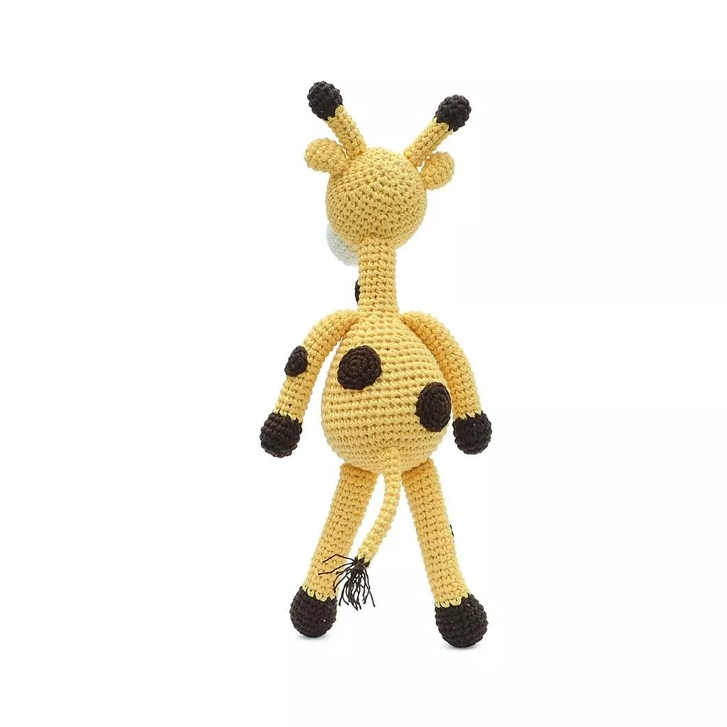 Cute Giraffe Handmade Amigurumi Stuffed Toy Knit Crochet Doll VAC