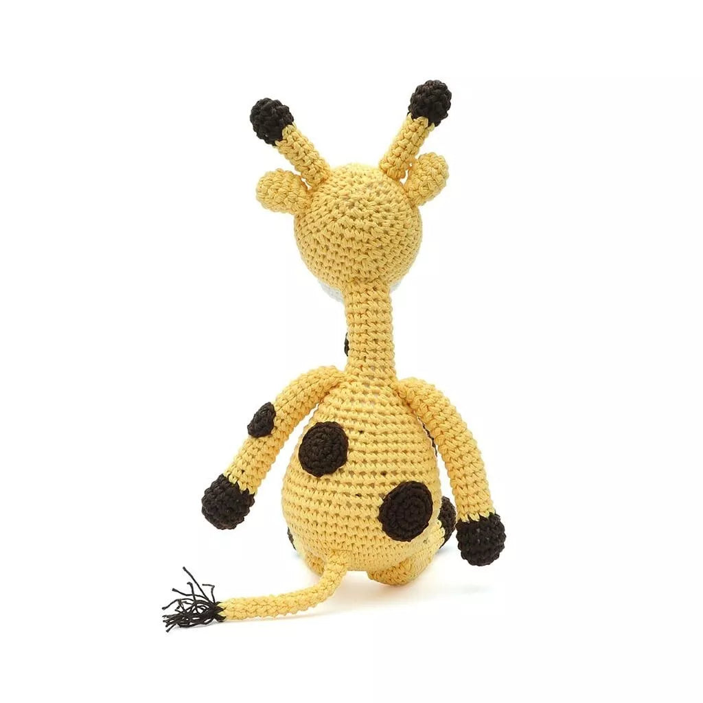 Cute Giraffe Handmade Amigurumi Stuffed Toy Knit Crochet Doll VAC