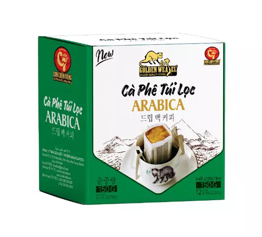 Huca Food - Golden Weasel Vietnamese Coffee Two Flavour Arabican & Robusta 150g