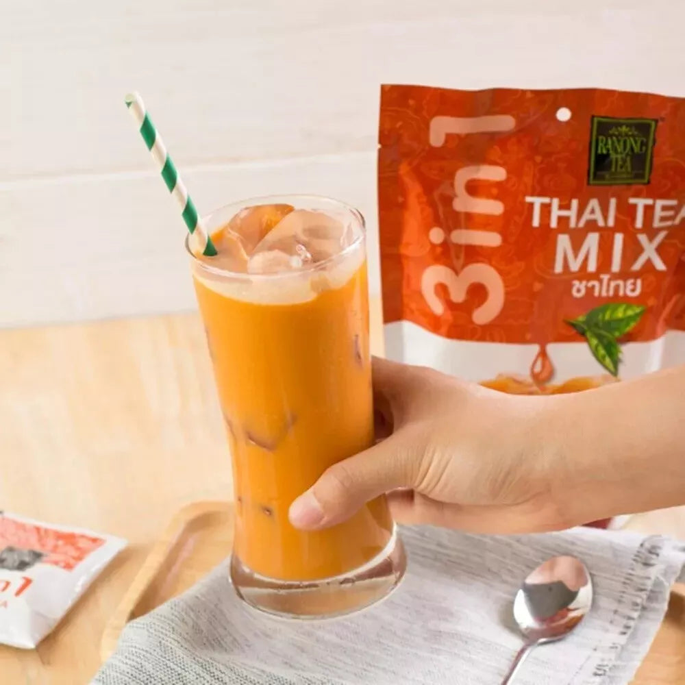 RANONG TEA Thai Instant Tea Mix 3in1 Hot/Cold Drinks 100g / 200g