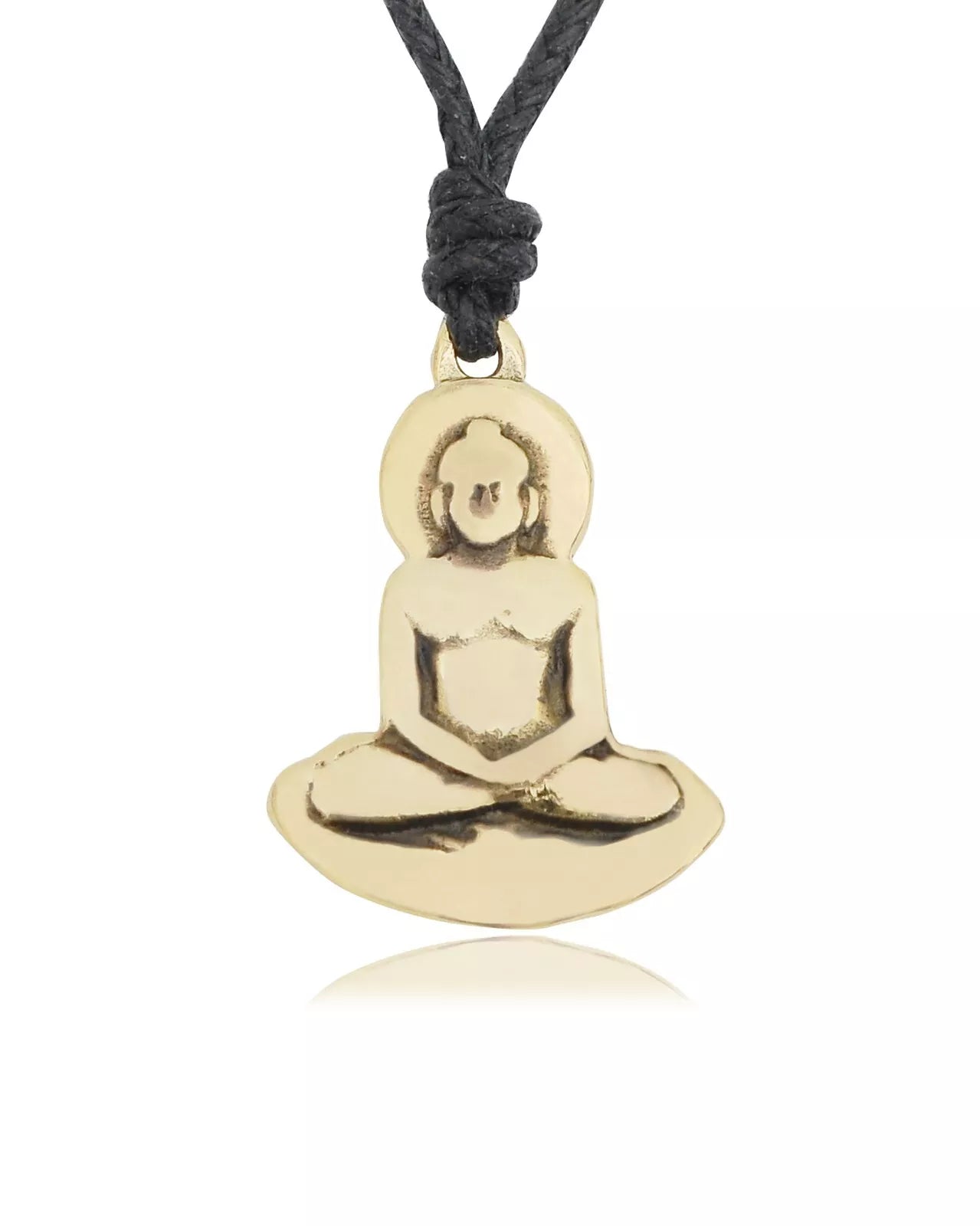 Buddha Yoga Meditation Silver Pewter Gold Brass Charm Necklace Pendant Jewelry