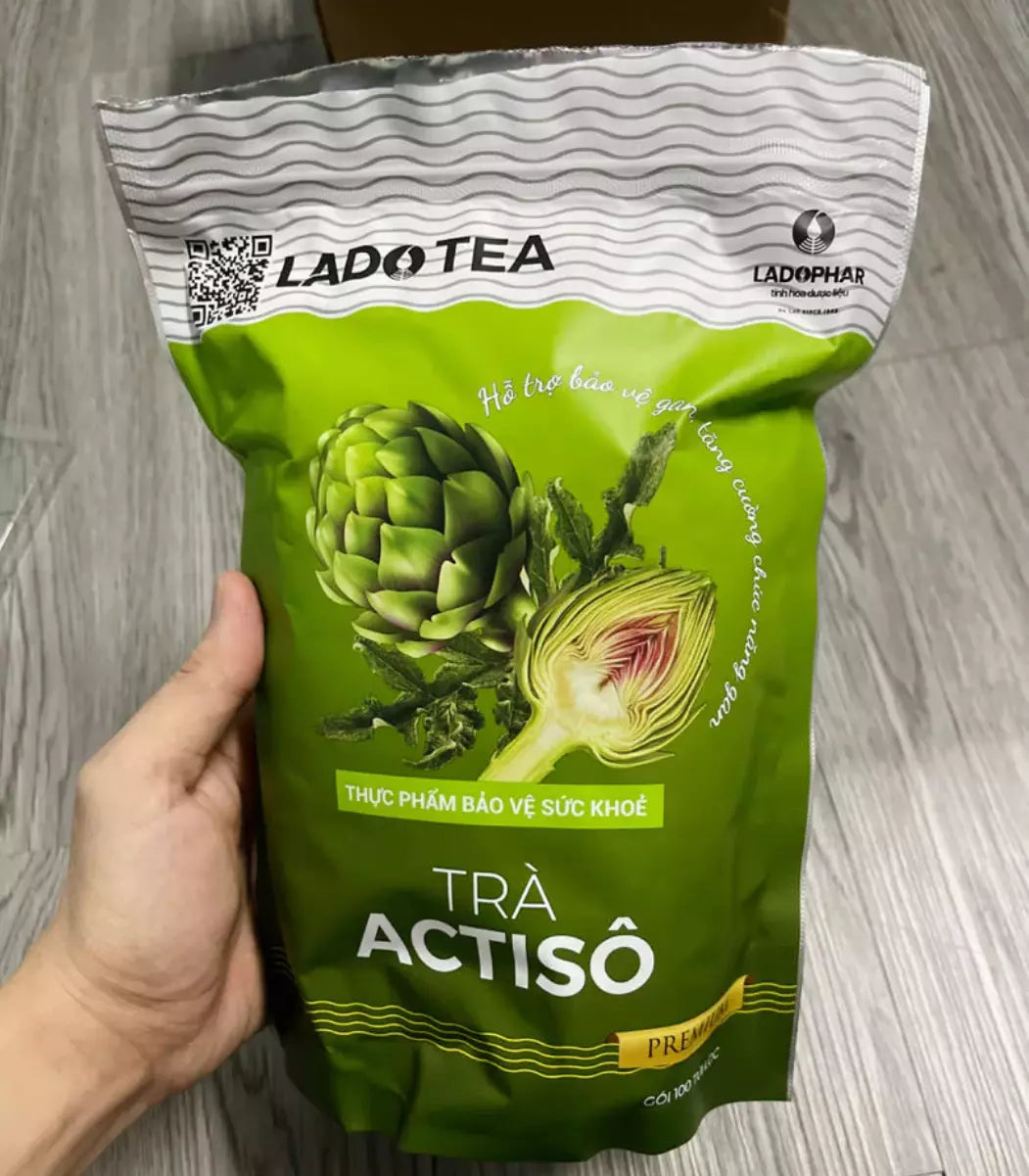 Ladophar Artichoke Tea 100/20 Teabags 2g -Artichoke Tea from Da Lat VietNam