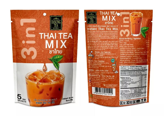 RANONG TEA Thai Instant Tea Mix 3in1 Hot/Cold Drinks 100g / 200g