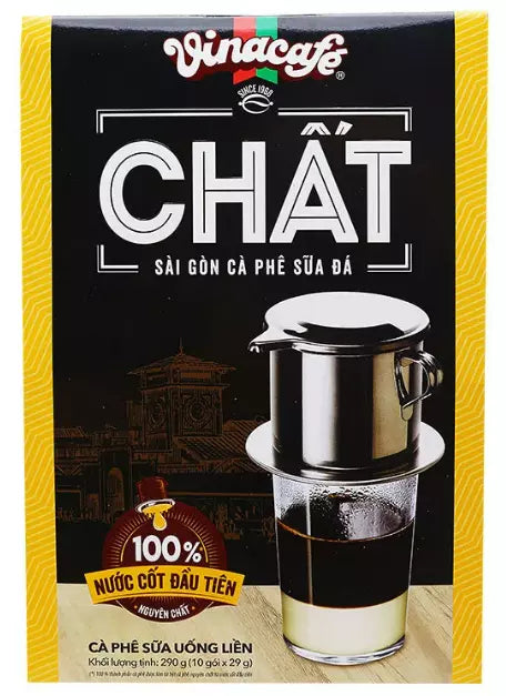 Vinacafe Chat Sai Gon Instant Iced Coffee Condensed Milk 290g VietsWay Seller