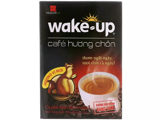 Vietnamese Coffee Wake Up Instant Coffee 3 in 1 -The Coffee Innovator VinaCafe 306g (18packs x 17g)