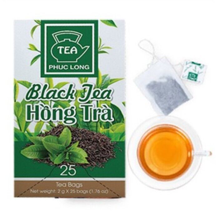 Box of Phuc Long Tea 25 Bags Vietnamese Herbal Vietnam Choose Style by VietsWay