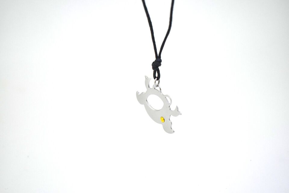 Cute Frog Stainless Steel & 18K Gold Necklace Pendant Jewelry