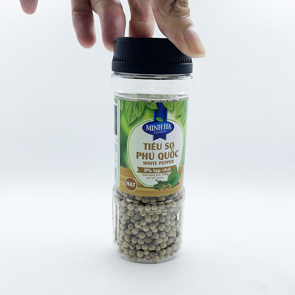 Minh Ha Foods Phu Quoc Black & White Pepper - Vietnamese Traditional Spices