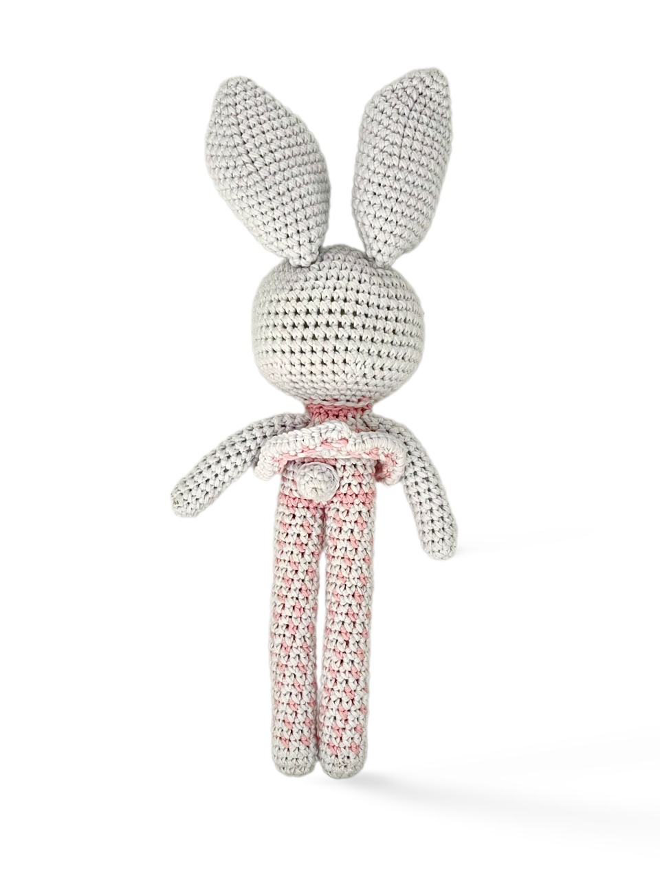 Cute Long-legged Rabbit Handmade Amigurumi Stuffed Toy Knit Crochet Doll VAC