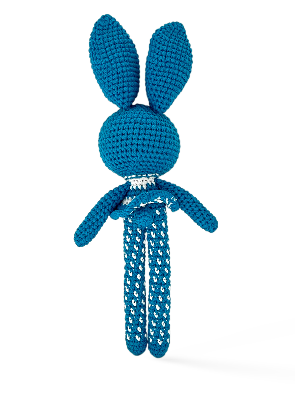 Cute Long-legged Rabbit Handmade Amigurumi Stuffed Toy Knit Crochet Doll VAC