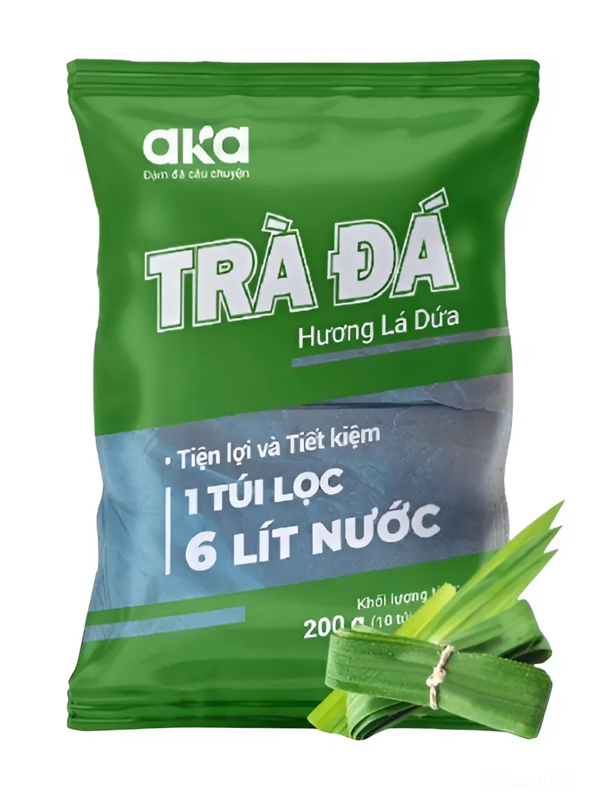 Vietnamese Iced Green Tea Bags Panda Leaf/ Jasmine Scent 200G New Trend