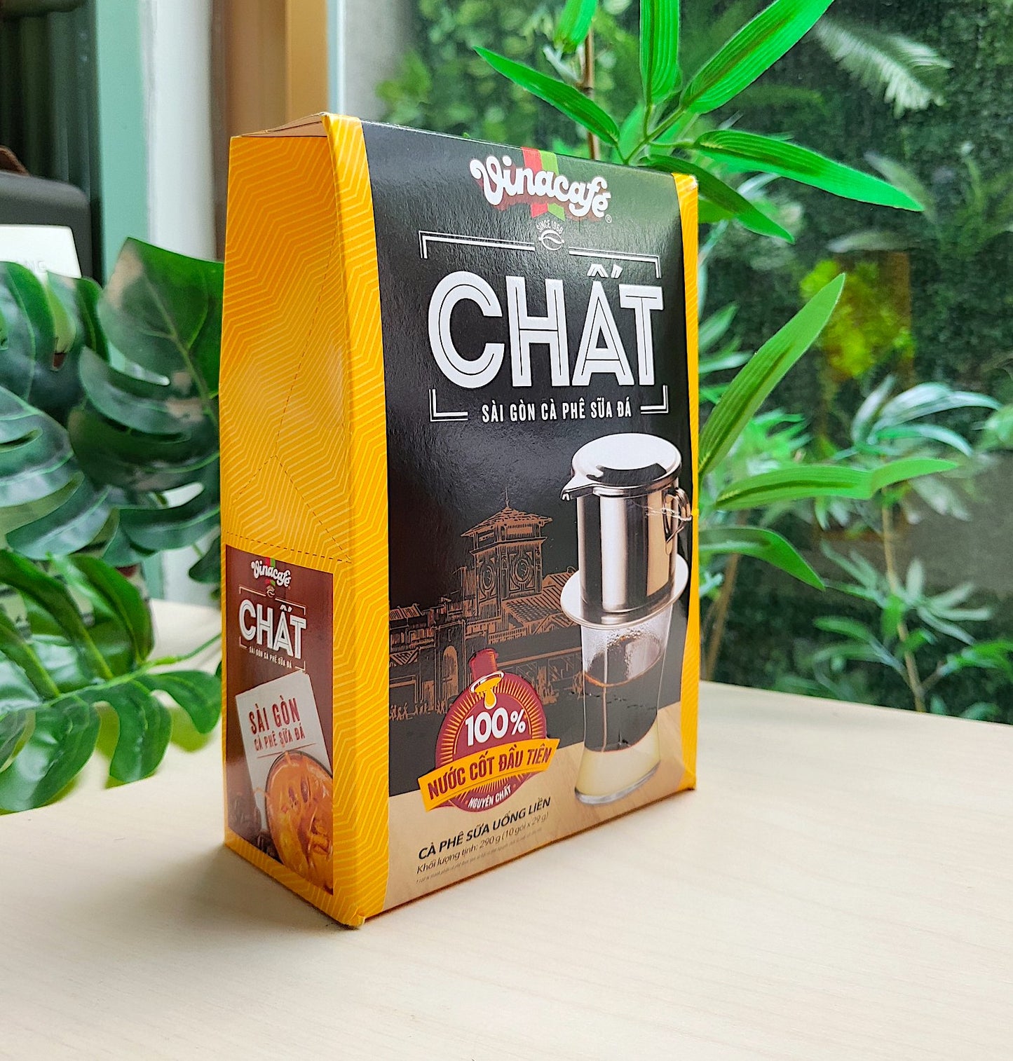 Vinacafe Chat Sai Gon Instant Iced Coffee Condensed Milk 290g VietsWay Seller