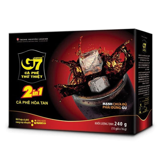 Trung Nguyen G7 Instant 2 in 1 Coffee - 15 Bags x 16 Grams (240g) VietsWay Seller