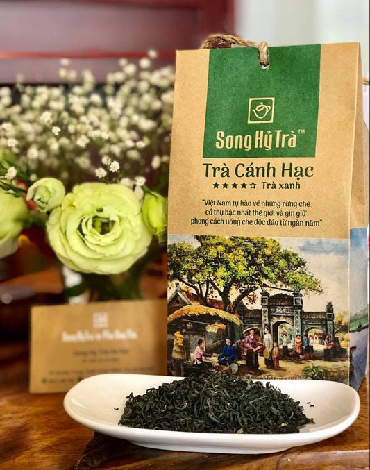 Song Hy Tea - Two Flavour With Green Tea & Green Oolong Tea - Traditional Vietnamese Tea