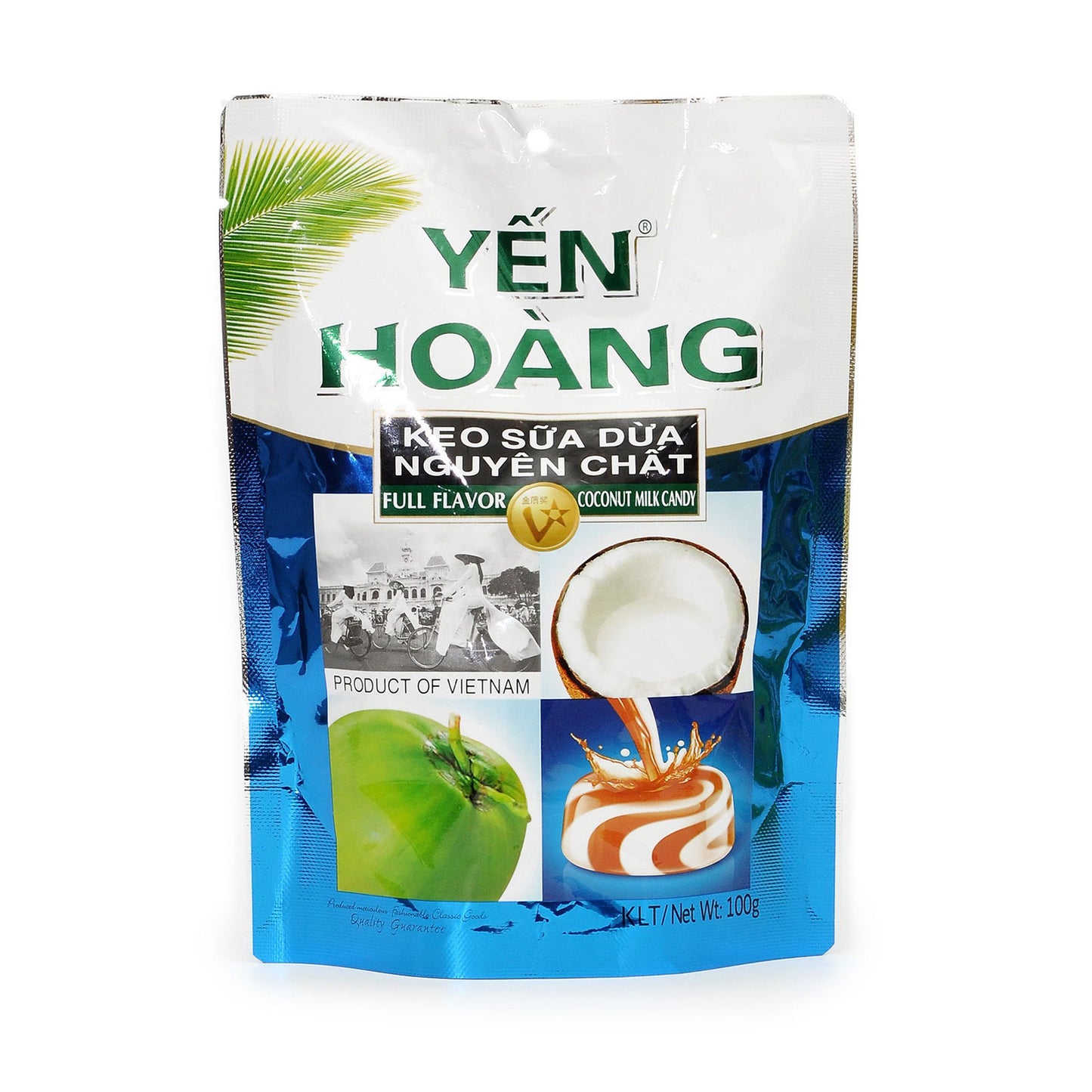 Yen Hoang Coconut Milk Candy Durian, Coffee Made in Vietnam 3 Flavors 32 pieces