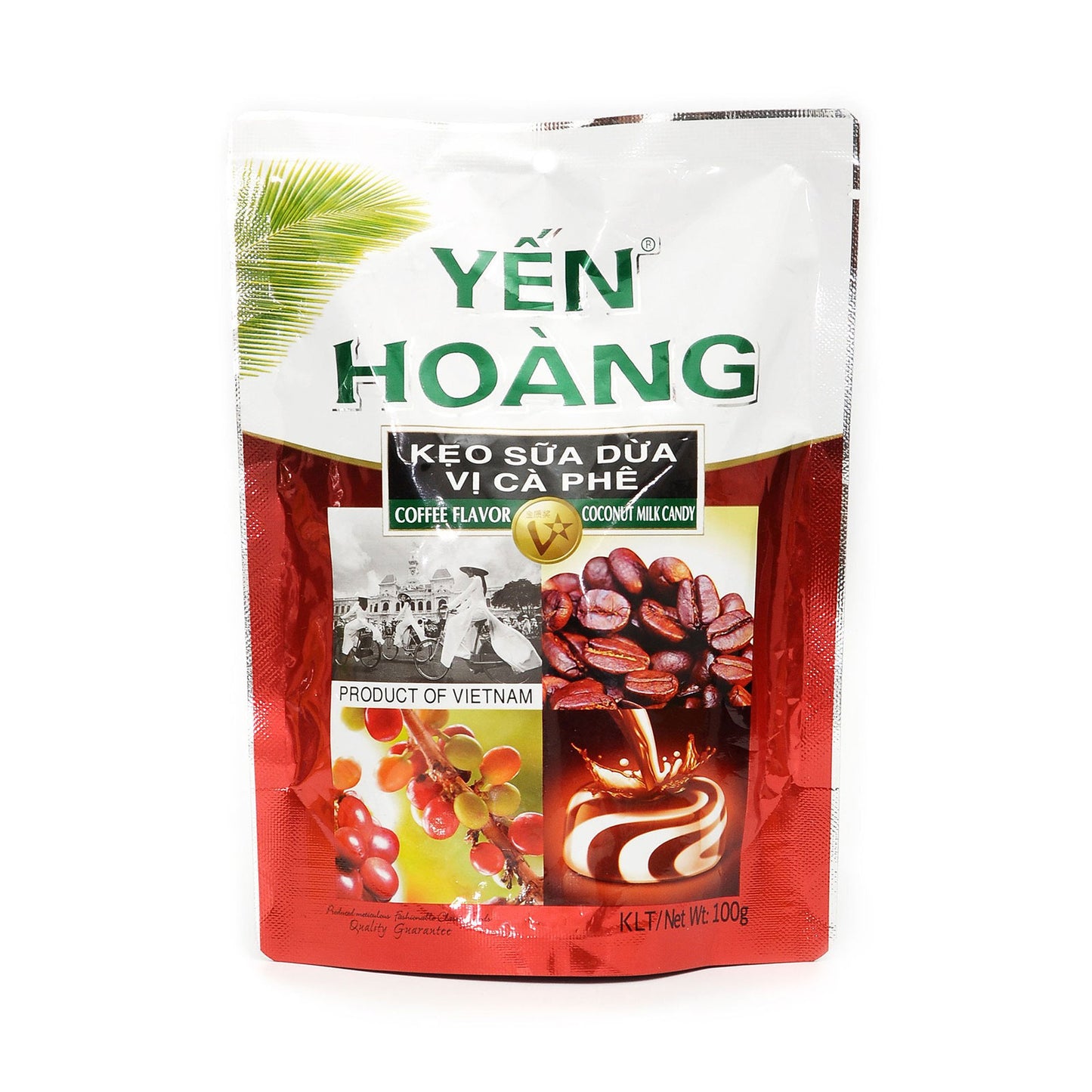 Yen Hoang Coconut Milk Candy Durian, Coffee Made in Vietnam 3 Flavors 32 pieces