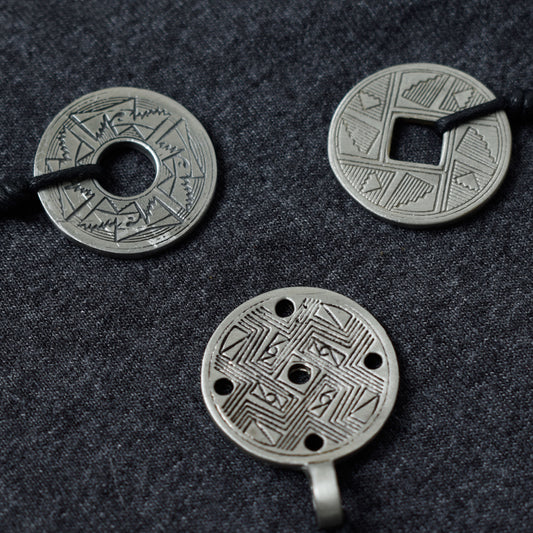 Cool Chinese I Ching Coin Silver Necklace Pendant Jewelry