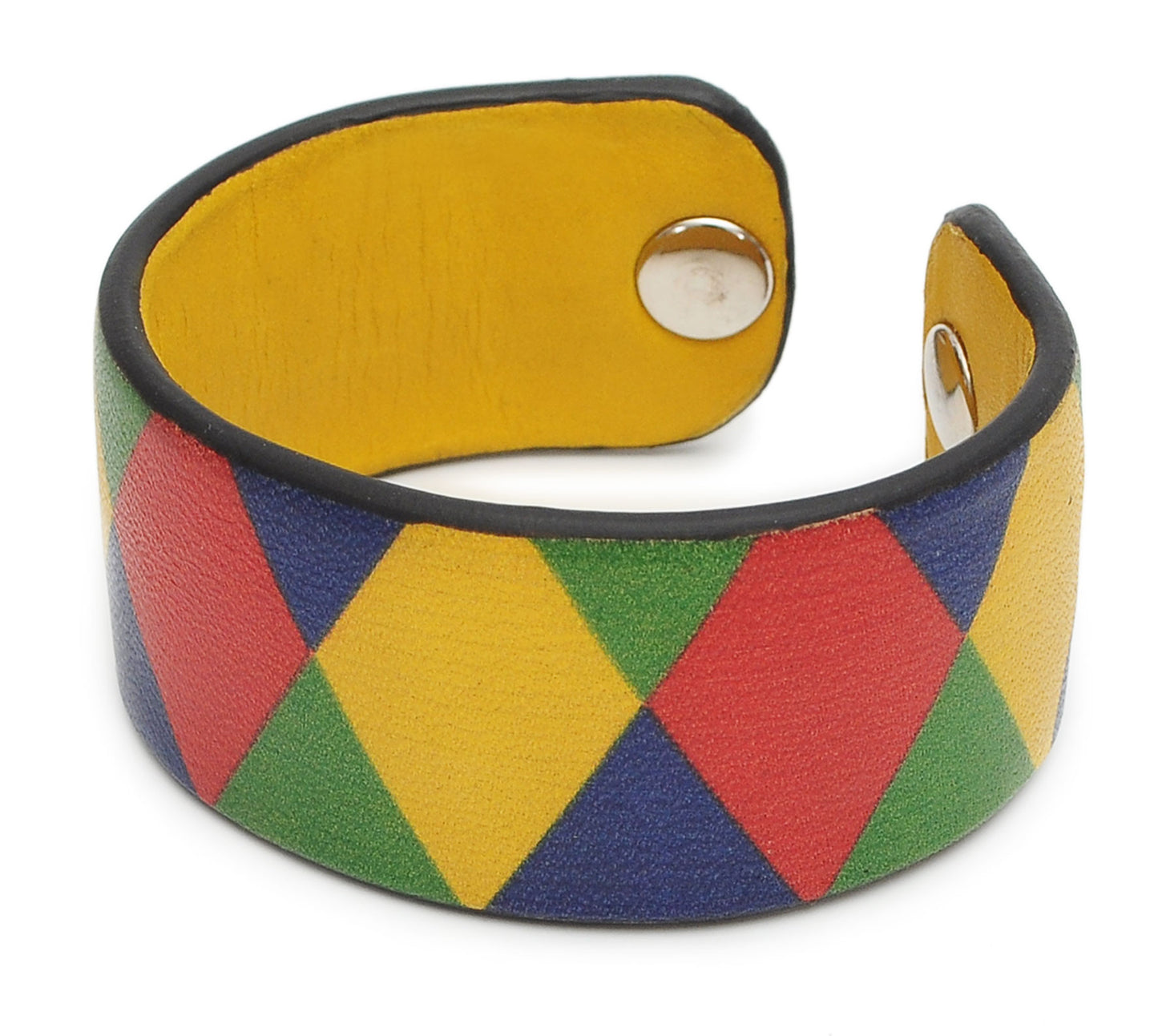 Multicolor Aztec Patterns Print Handmade Leather Bracelet Jewelry HLB_01