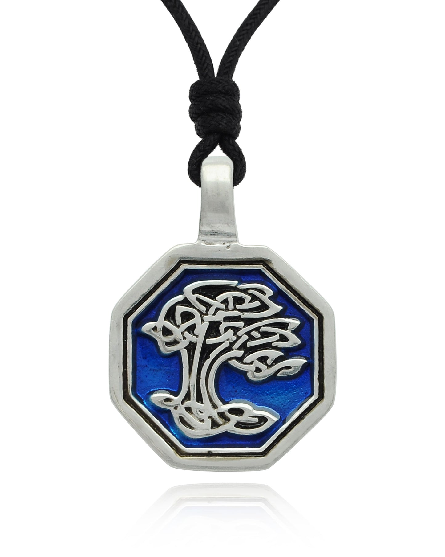 New Celtic Tree Silver Pewter Charm Necklace Pendant Jewelry