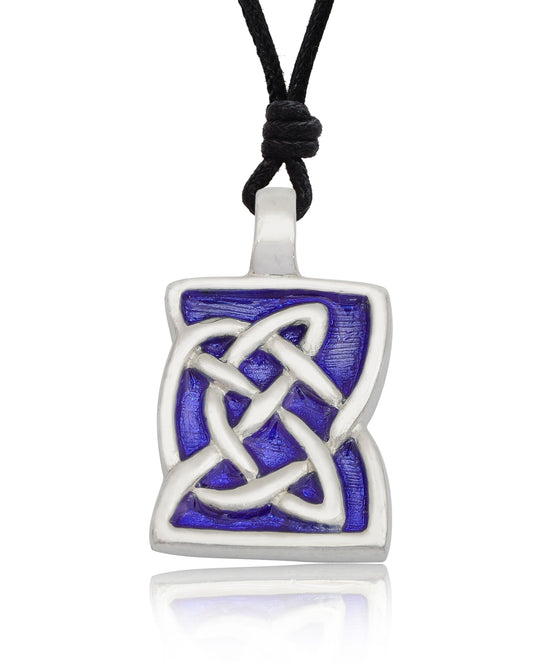 Celtic Knot Design Silver Pewter Charm Necklace Pendant Jewelry