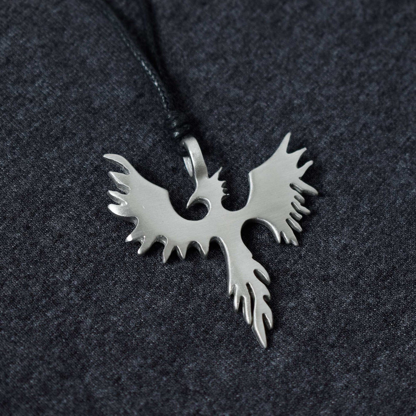 New Phoenix Bird 92.5 Sterling Silver Brass Charm Necklace Pendant Jewelry