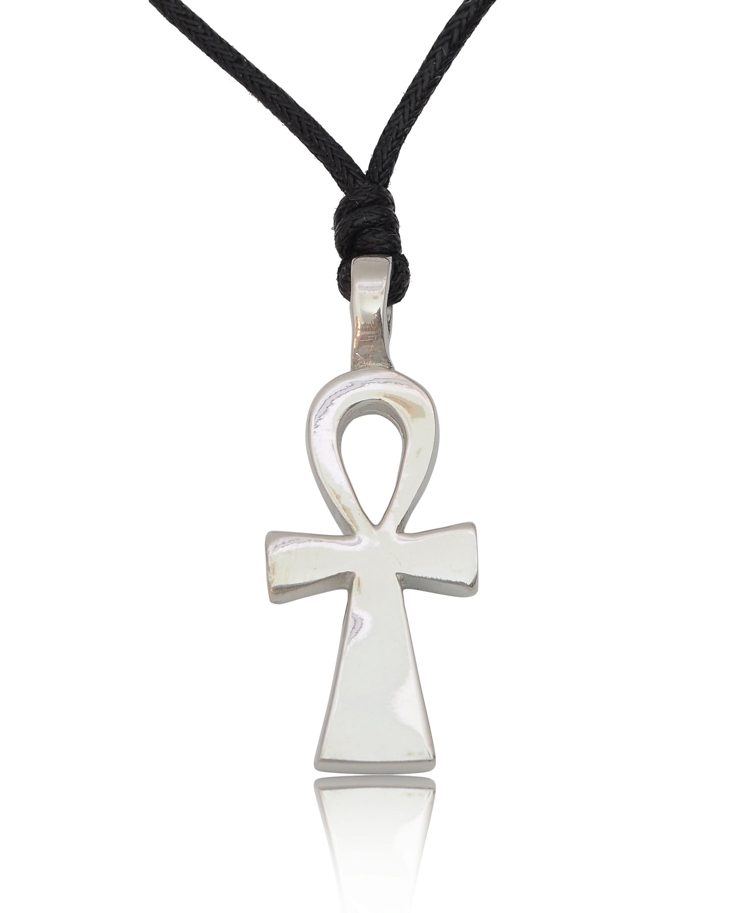 Egyptian Ankh Key 92.5 Sterling-silver Pewter Brass Necklace Pendant Jewelry