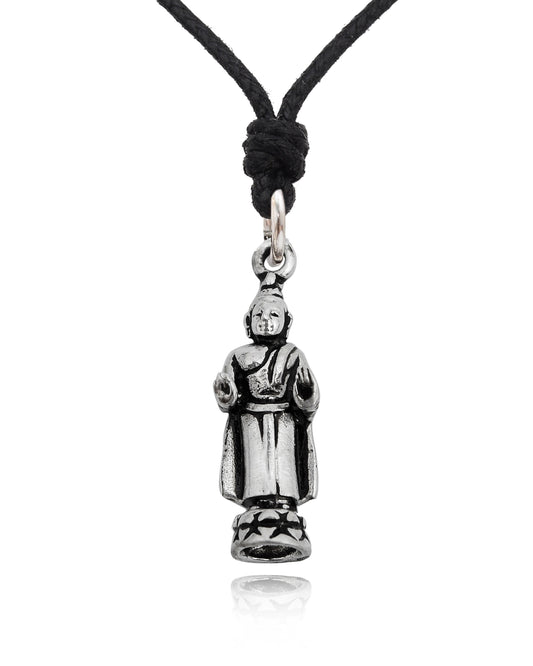 Seven Days Of The Week Buddha Sterling-silver Pewter Brass Charm Necklace Pendant Jewelry