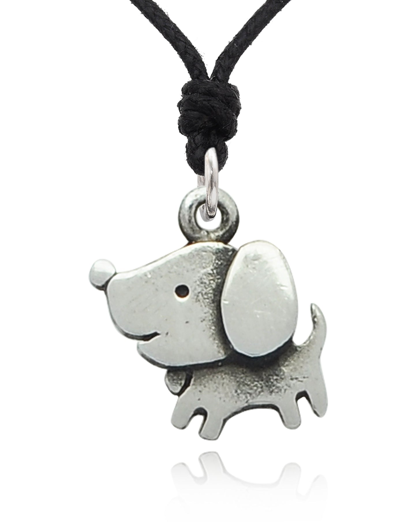 New Baby Elephant Silver Pewter Charm Necklace Pendant Jewelry