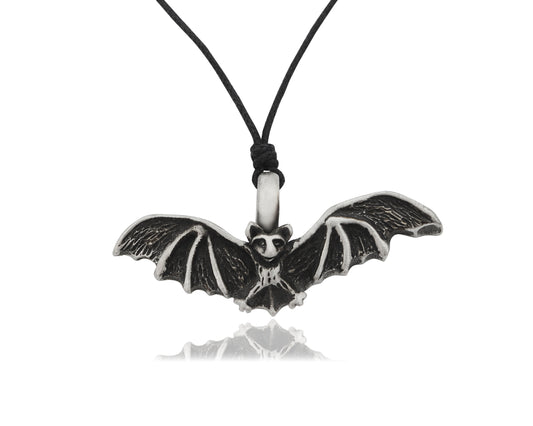 New Bat Vampire Silver Pewter Gold Brass Charm Necklace Pendant Jewelry