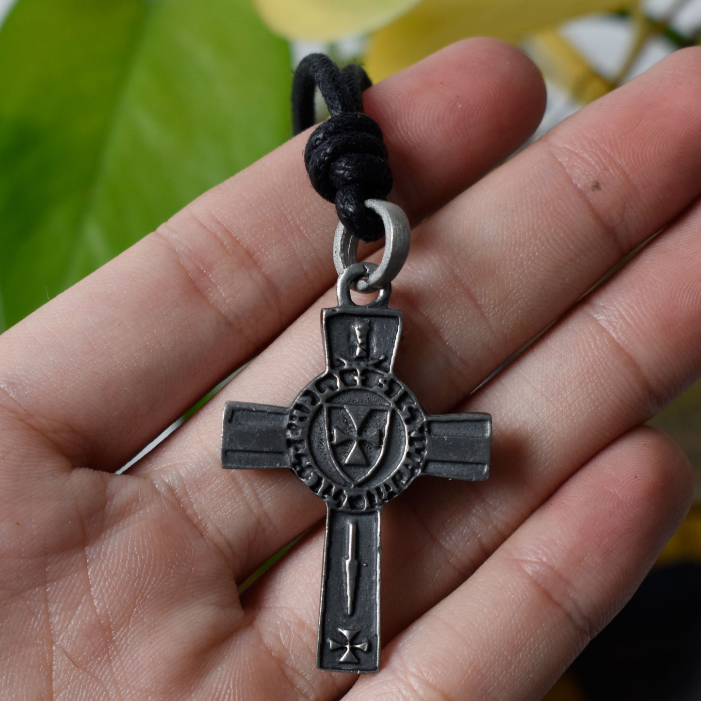 New Celtic Cross Silver Pewter Charm Necklace Pendant Jewelry