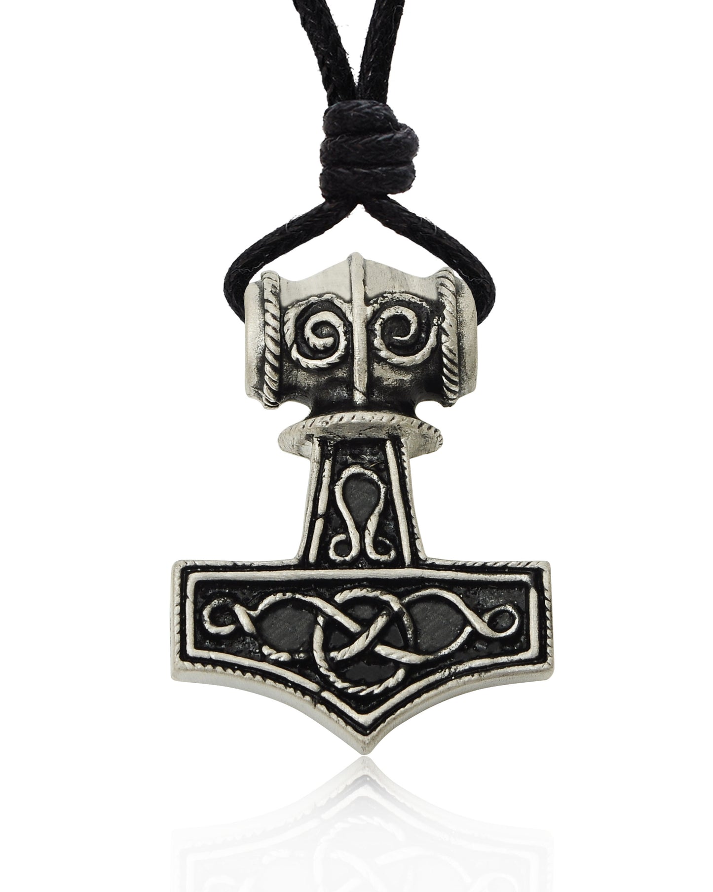 Hammer Of Thor Mjolnir Silver Pewter Gold Brass Necklace Pendant Jewelry