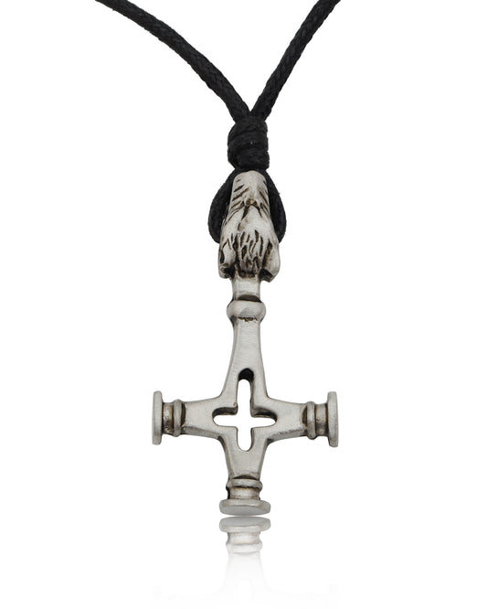 God's Hammer Mjolnir 92.5 Sterling Silver Pewter Brass Necklace Pendant Jewelry