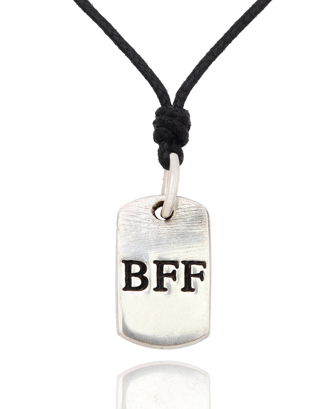 Friendship Best Friends Silver Pewter Necklace Pendant Jewelry