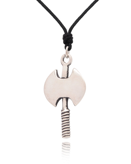 Beautiful Axe Pewter Sterling-silver Brass Charm Necklace Pendant Jewelry