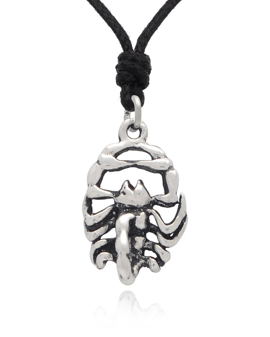 New Trendy Scorpion Silver Pewter Necklace Pendant Jewelry