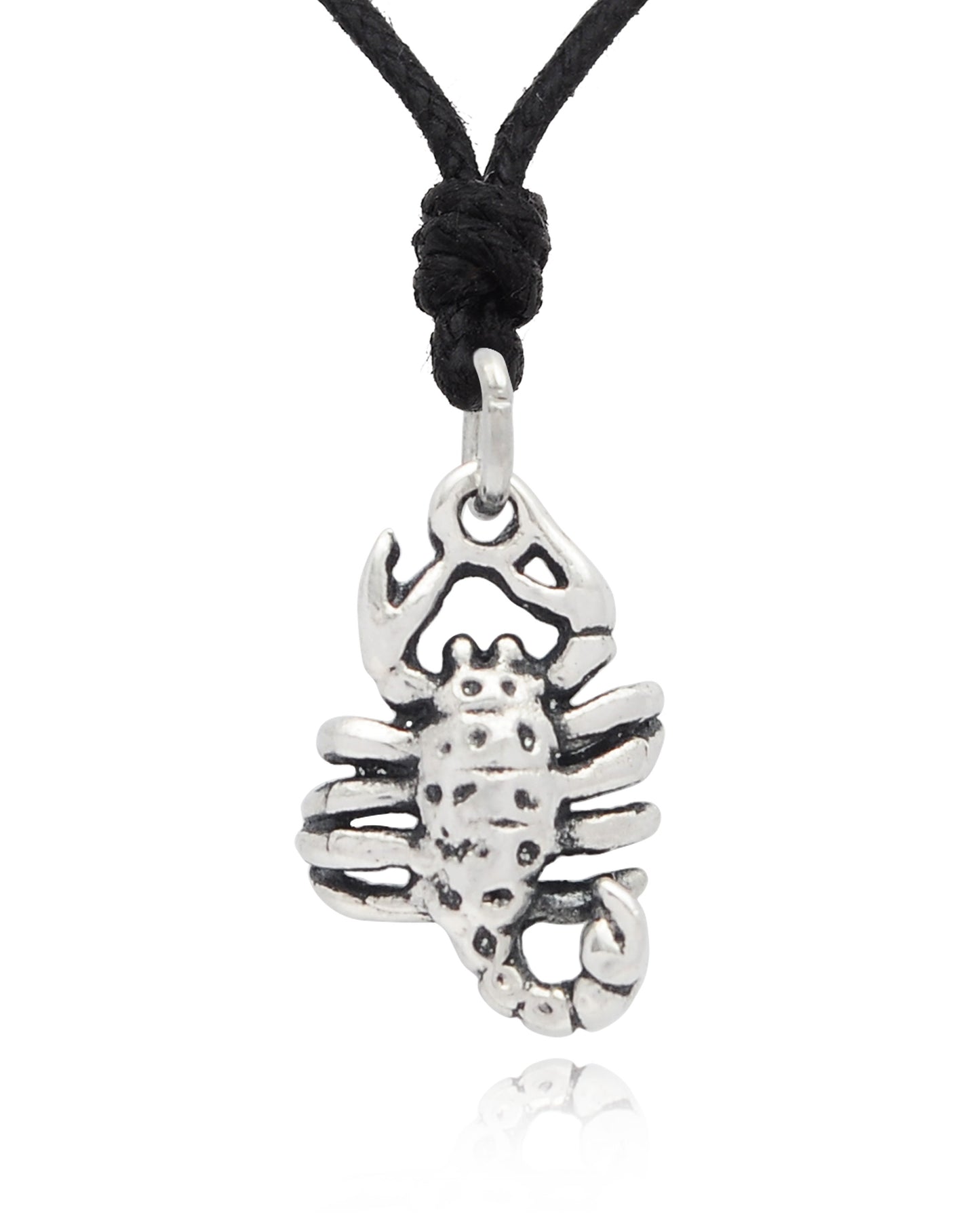 Classic Scorpion Silver Pewter Necklace Pendant Jewelry