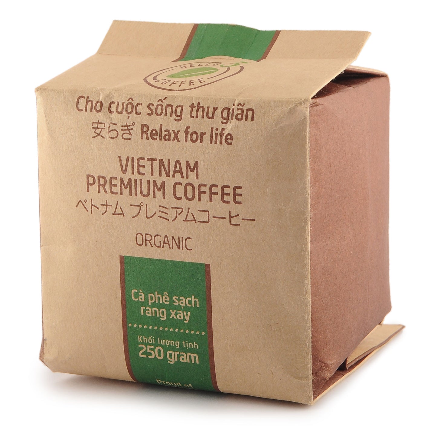 Hello 5 Vietnamese Premium Coffee 250 Grams  Organic, Original, Deluxe, Regular, Mondo