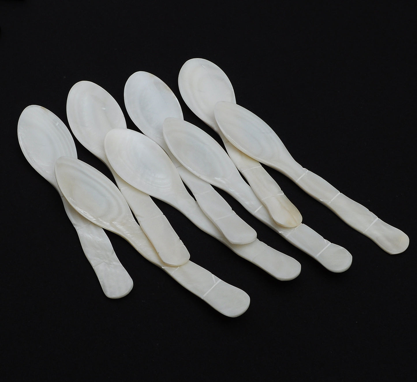 Mother of Pearl Shell Spoons Silverware Vietnam Organic Large Sz