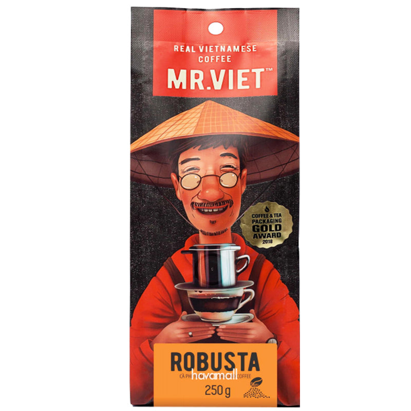 Mr. Viet Coffee Vietnamese Ground Coffee Beans Vietnam Bag All Flavor ...