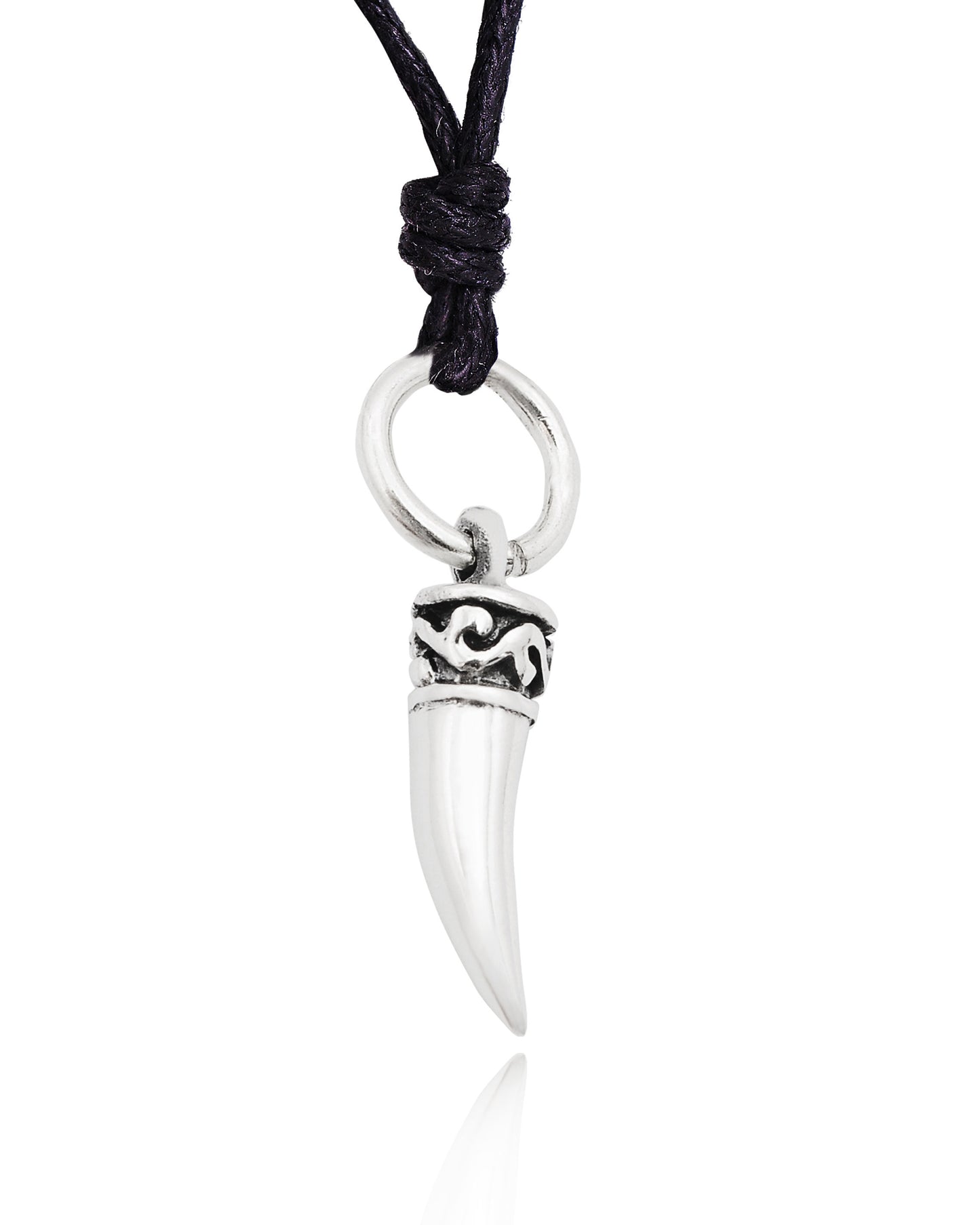 Stylish Ivory 92.5 Sterling Silver Charm Necklace Pendant Jewelry