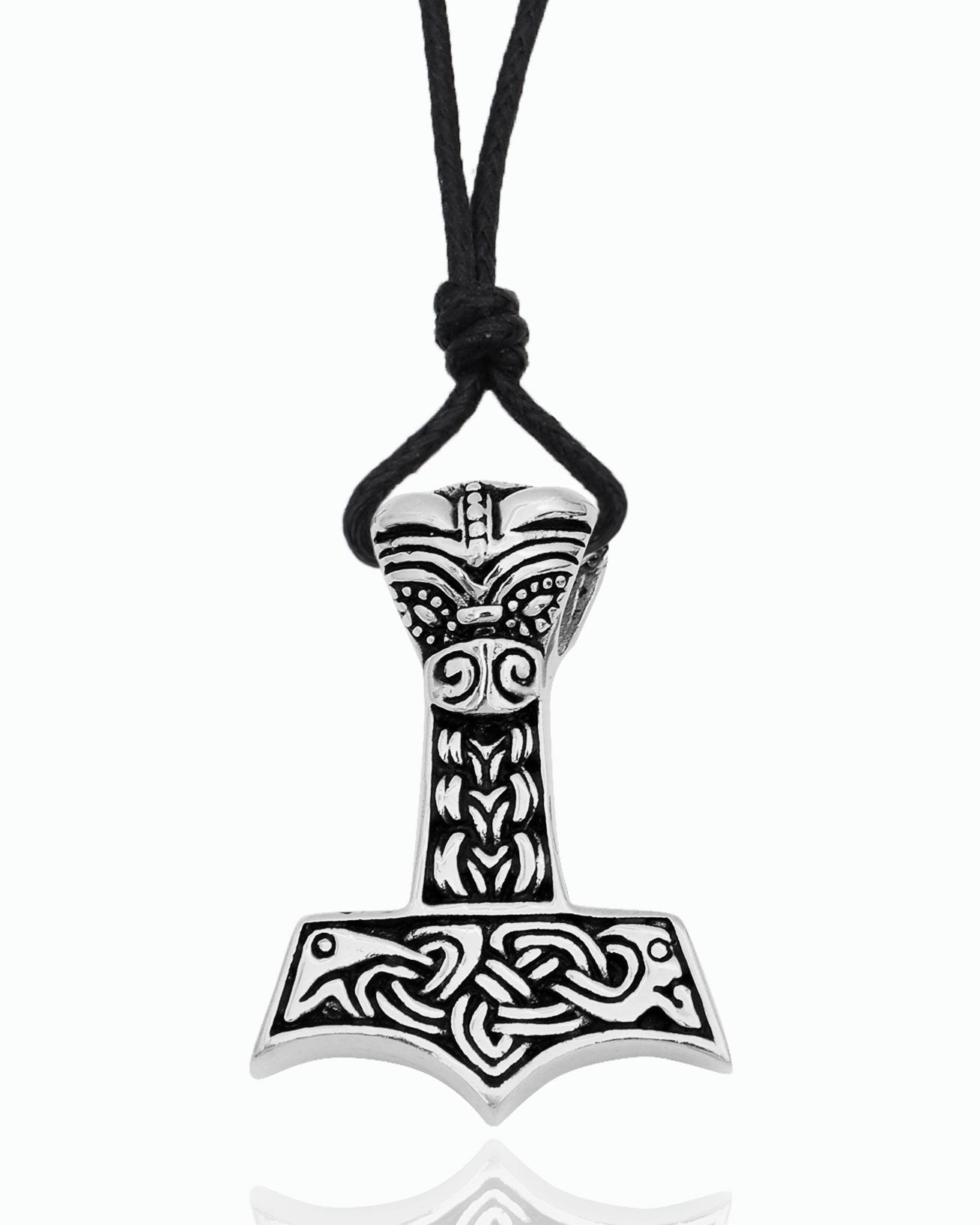 God's Hammer 92.5 Sterling Silver Pewter Brass Necklace Pendant Jewelry