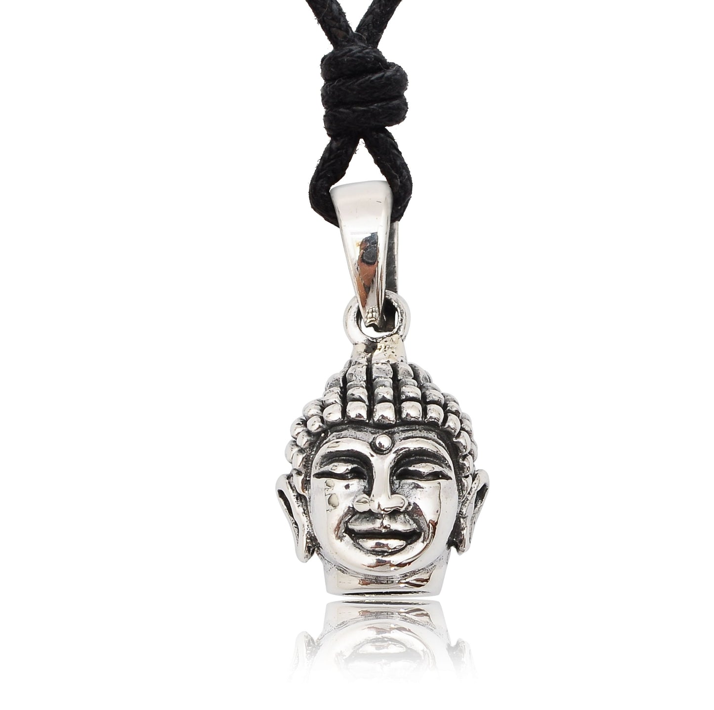 Unique Buddha Sterling-silver Pewter Brass Charm Necklace Pendant Jewelry