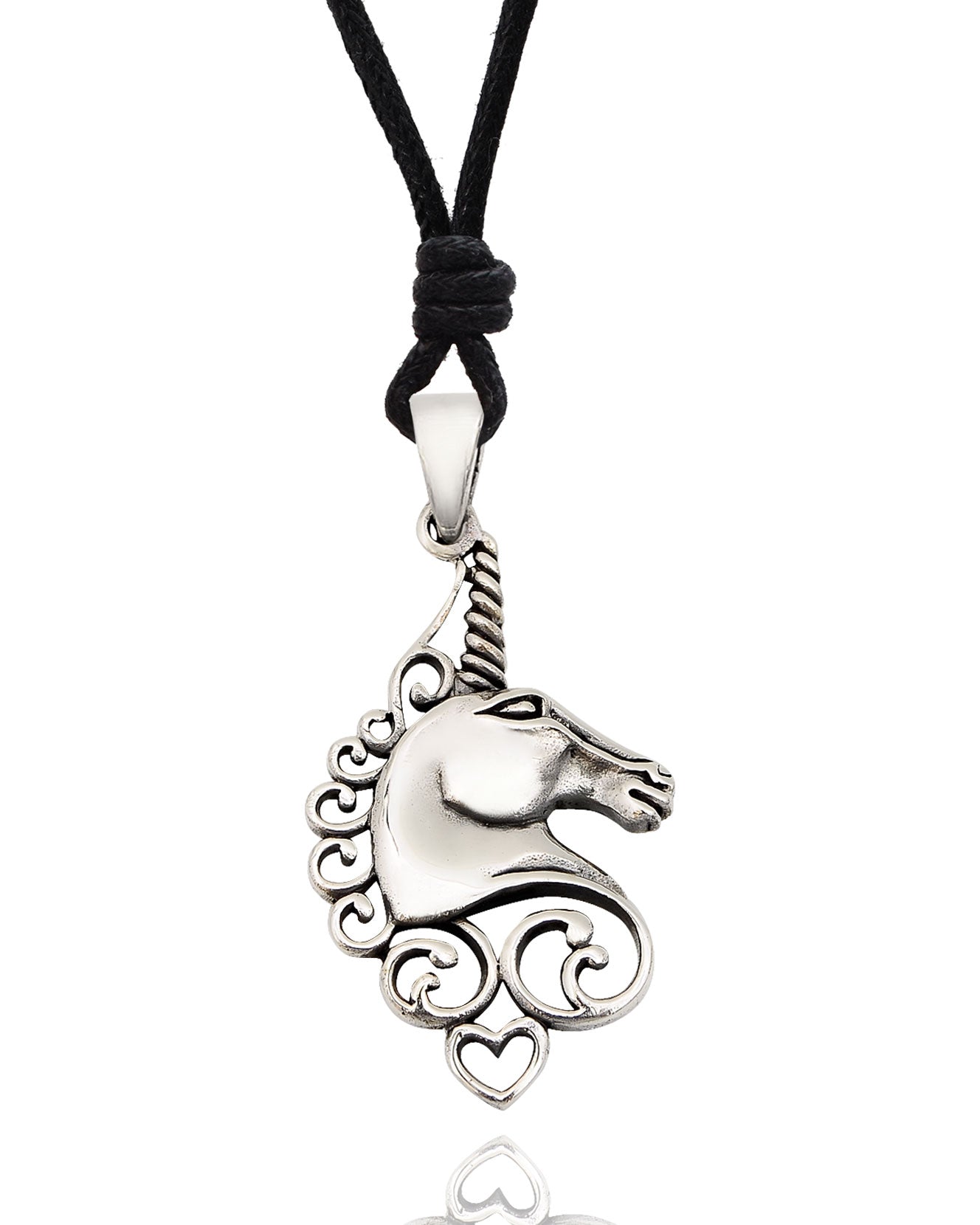 Unicorn 92.5 Sterling Siver Pewter Gold Brass Charm Necklace Pendant Jewelry