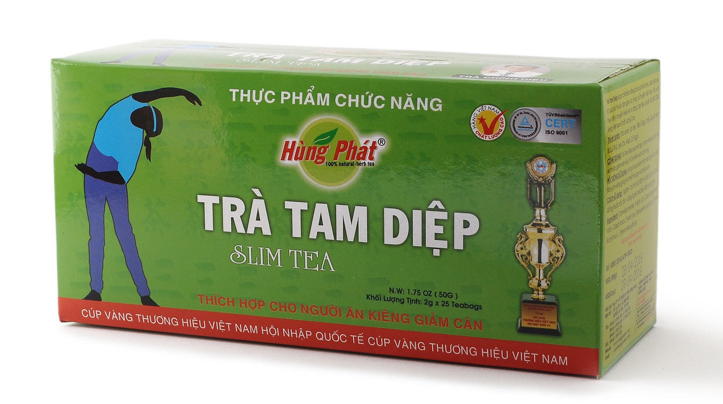 Hung Phat Tea 25-30 Bags 1 Box Vietnamese Slim Weight Loss