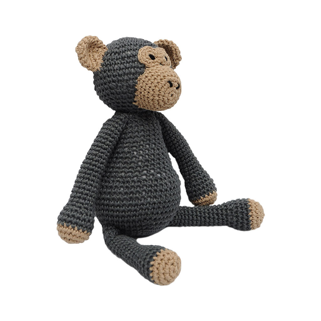 Amigurumi Monkeys - 35cm Length - Crochet Organic Toy - Healthy outlet Toy - Knitted Toy Doll